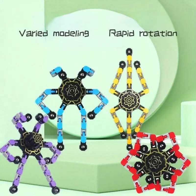 3-Pack: Fidget Toys Transformable Spinners