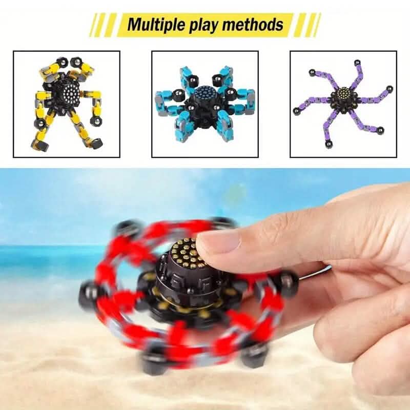 3-Pack: Fidget Toys Transformable Spinners
