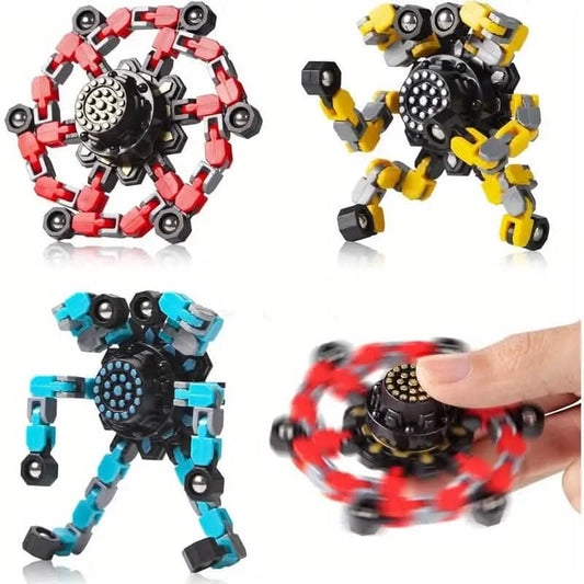 3-Pack: Fidget Toys Transformable Spinners