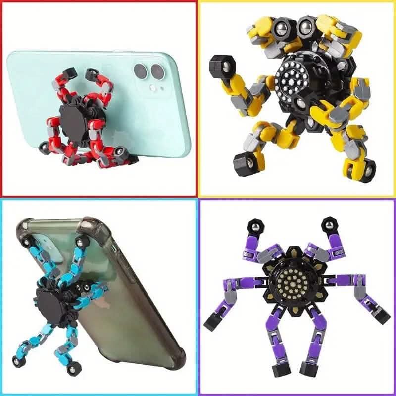 3-Pack: Fidget Toys Transformable Spinners